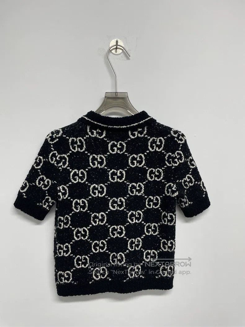 Gucci Gucci Old flower full print knitted short sleeves Size XS / US 0-2 / IT 36-38 - 2 Thumbnail