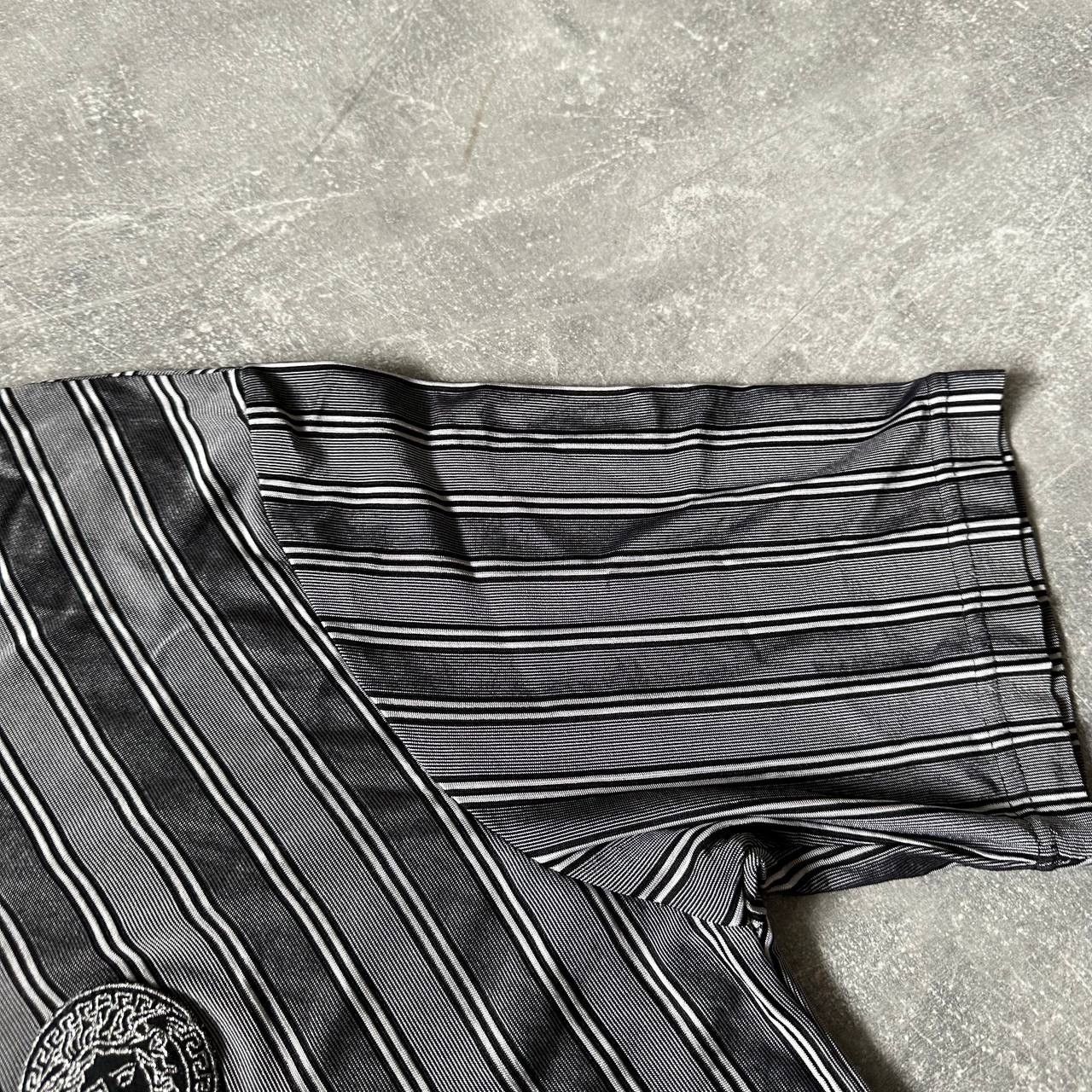 Versace × Vintage RARE GIANNI VERSACE SHIRT STRIPED FLANNEL MEDUZA Jellyfish Size US L / EU 52-54 / 3 - 12 Thumbnail