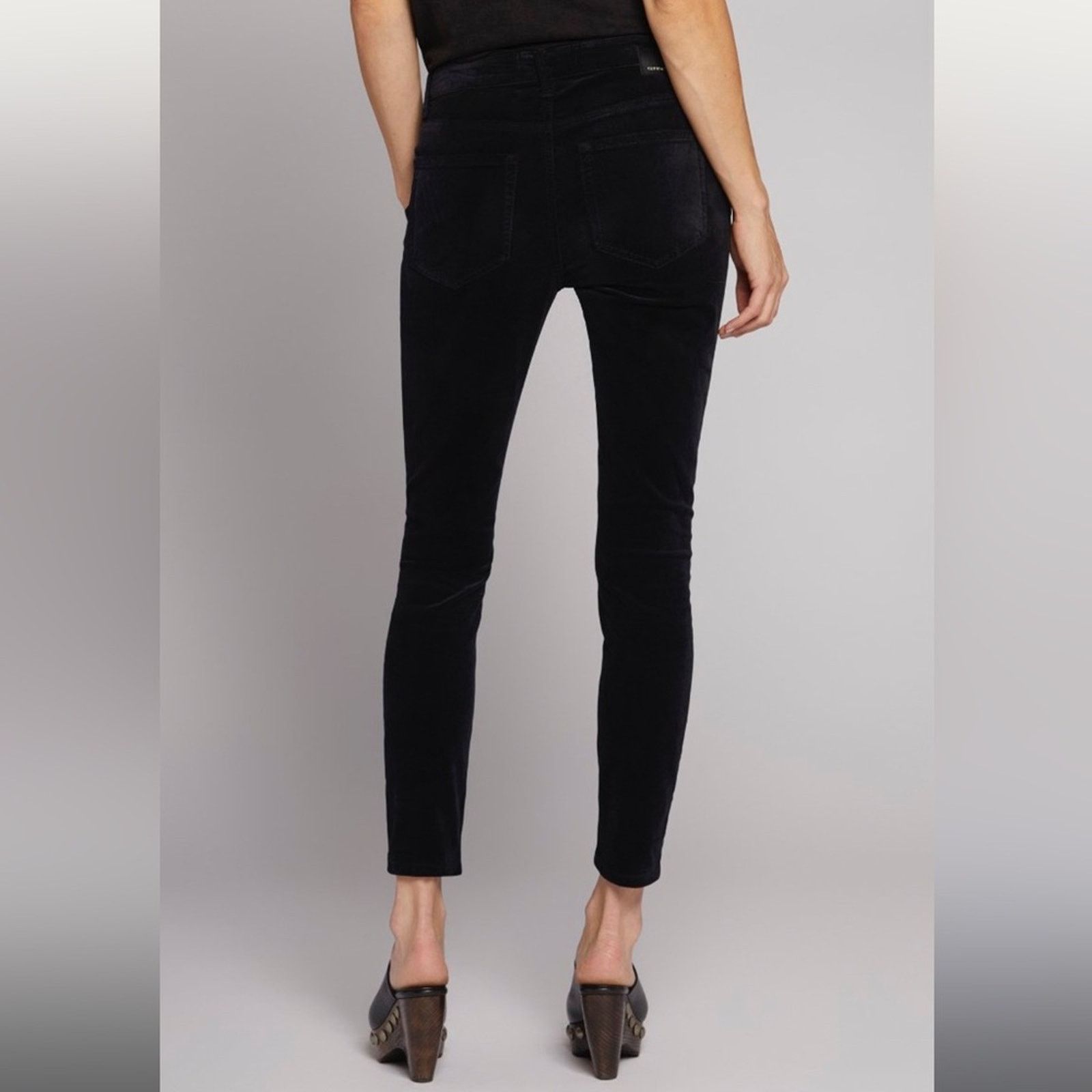 Current/Elliot Current/Elliott Stiletto Velvet Pant Size 29" - 3 Thumbnail