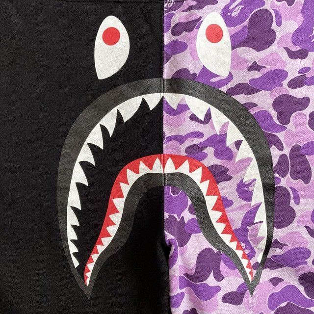 Bape 🔥Taipei Store Camo🔥 BAPE Shark Sweat Shorts APE ★size M Size US 32 / EU 48 - 3 Thumbnail