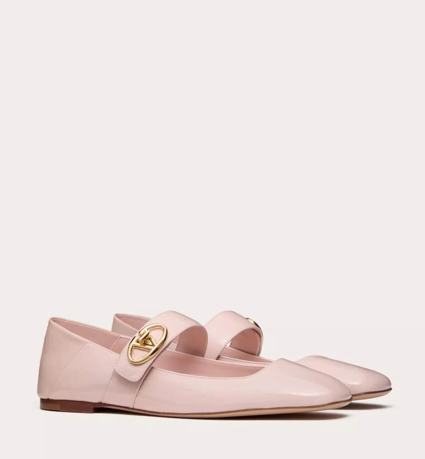 Other Valentino Mary Jane V-Logo Ballerina Flat Size US 7.5 / IT 37.5 - 2 Thumbnail