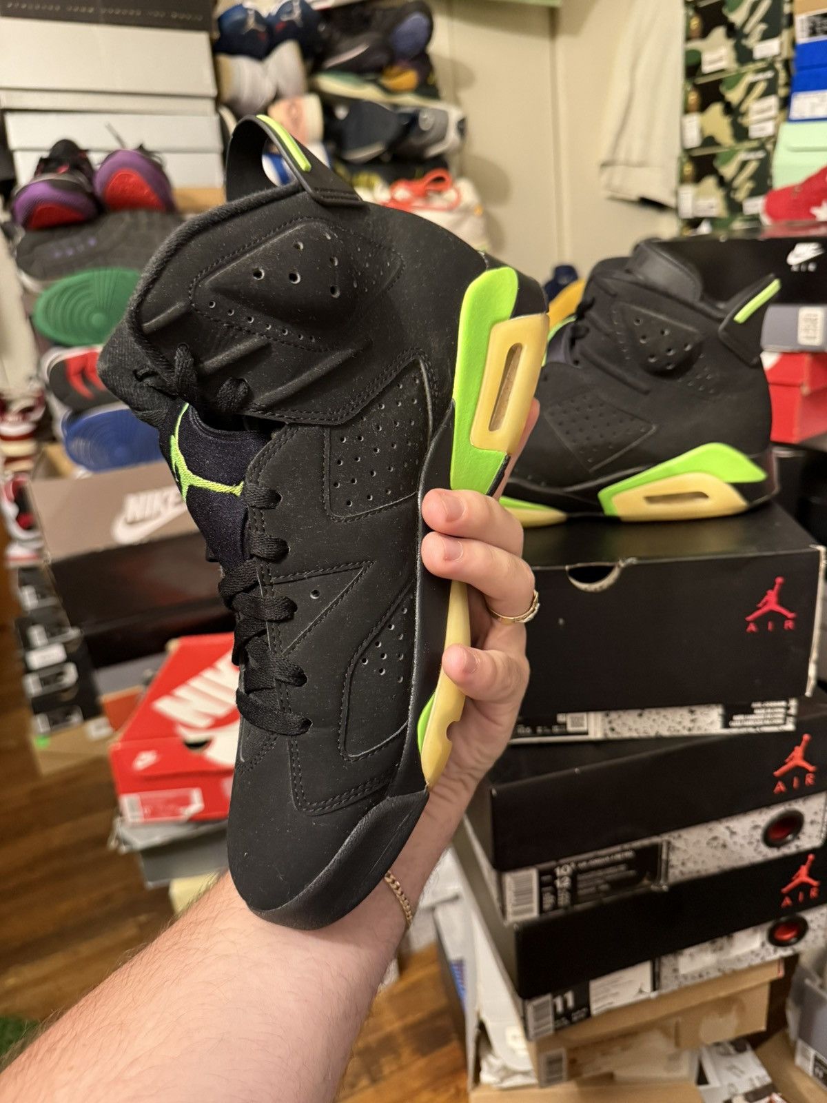 Jordan Brand Jordan retro 6 electric green size 9 Size US 9 / EU 42 - 3 Thumbnail