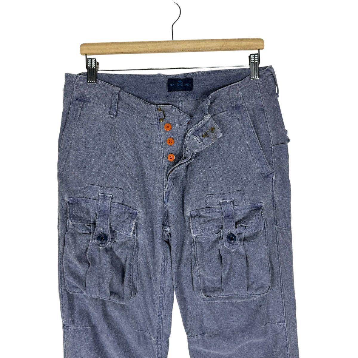 Eternal 🌟KU TACTICAL POCKET CARGO PANTS LIKE KAPITAL Size US 32 / EU 48 - 2 Thumbnail