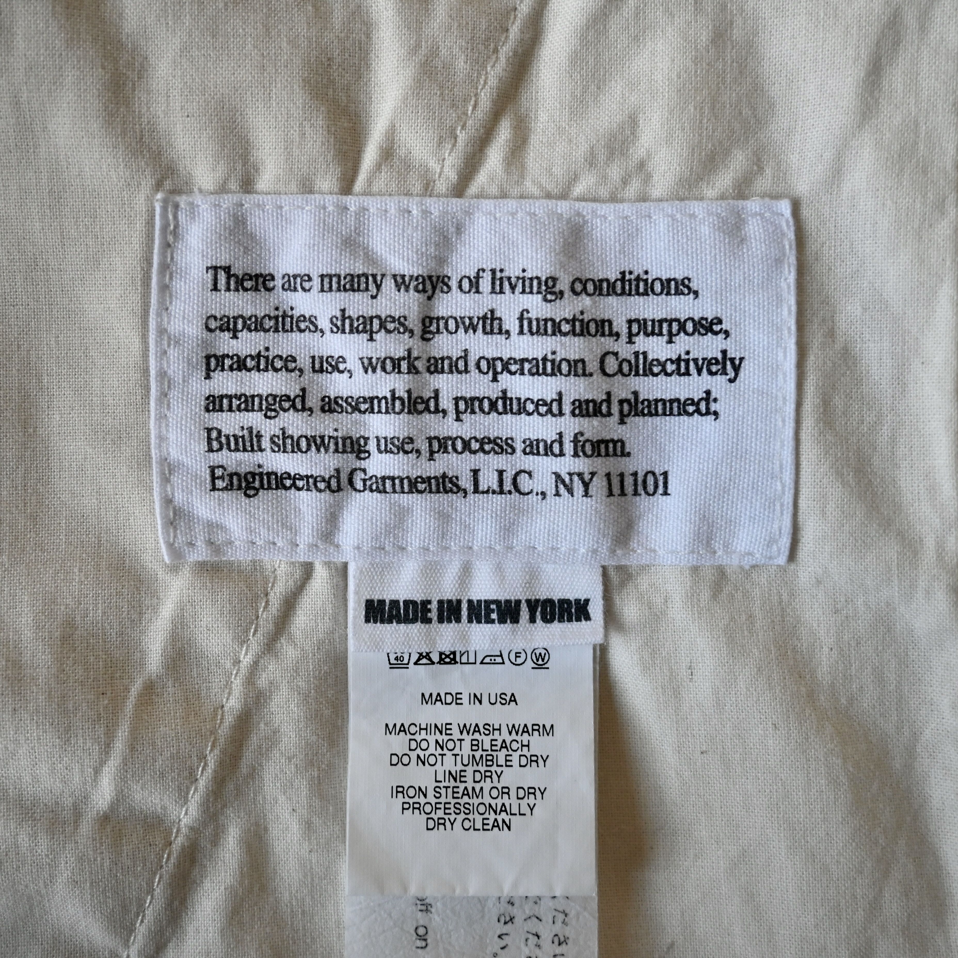 Engineered Garments Engineered Garments "Painter Pant" twill, natural white Size US 34 / EU 50 - 18 Thumbnail