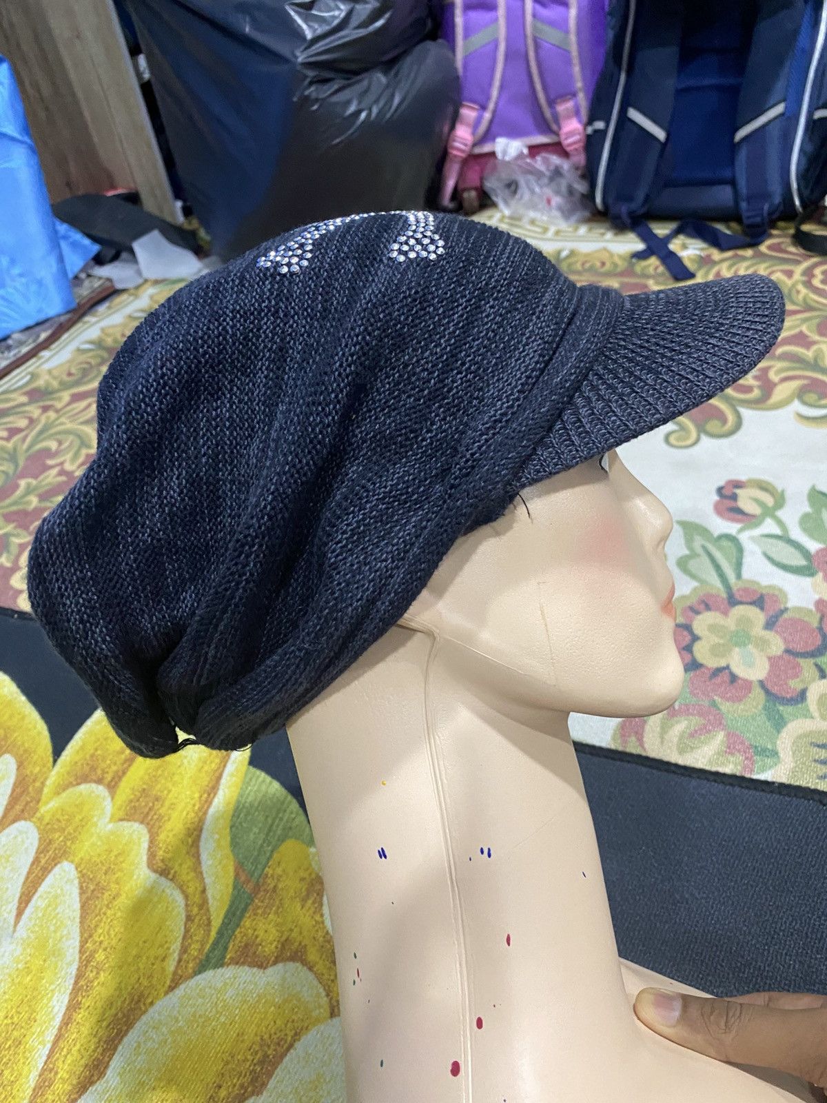 If Six Was Nine Y2K Skull Punk Bondage Beanie Hats Snowcap Size ONE SIZE - 4 Thumbnail