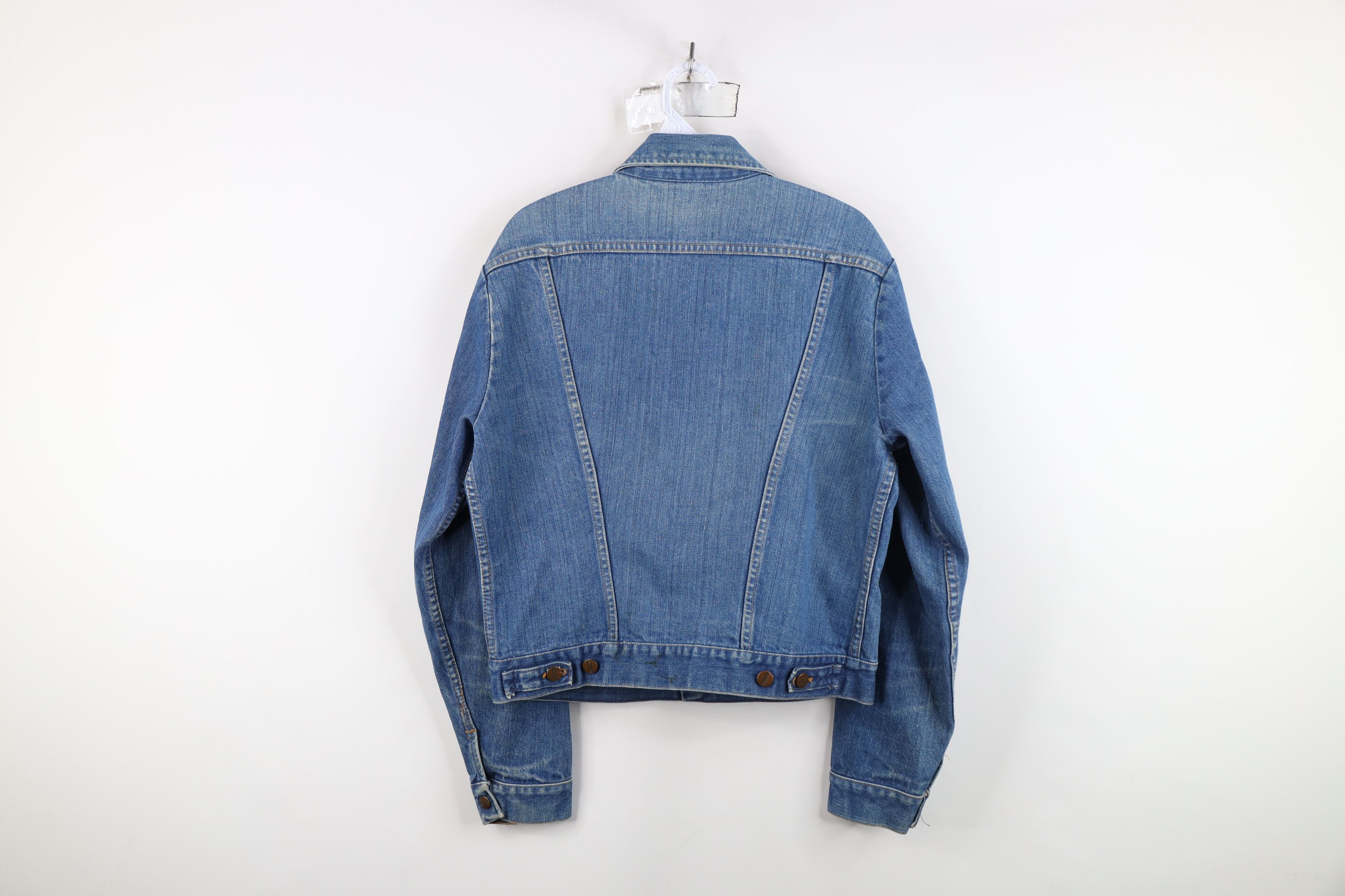 Vintage Vintage 60s Streetwear 14oz Denim Jean Trucker Jacket USA Size US XL / EU 56 / 4 - 13 Thumbnail