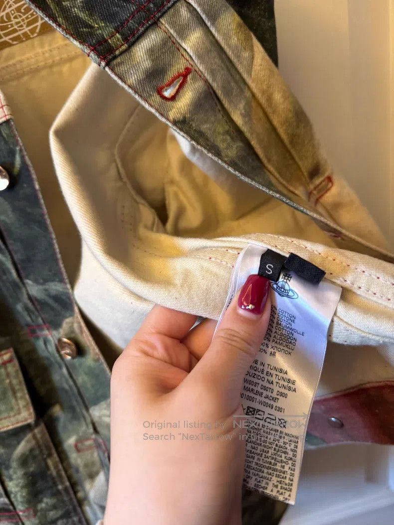 Vivienne Westwood Vivienne Westwood Oil painting series denim jacket Size S / US 4 / IT 40 - 4 Thumbnail