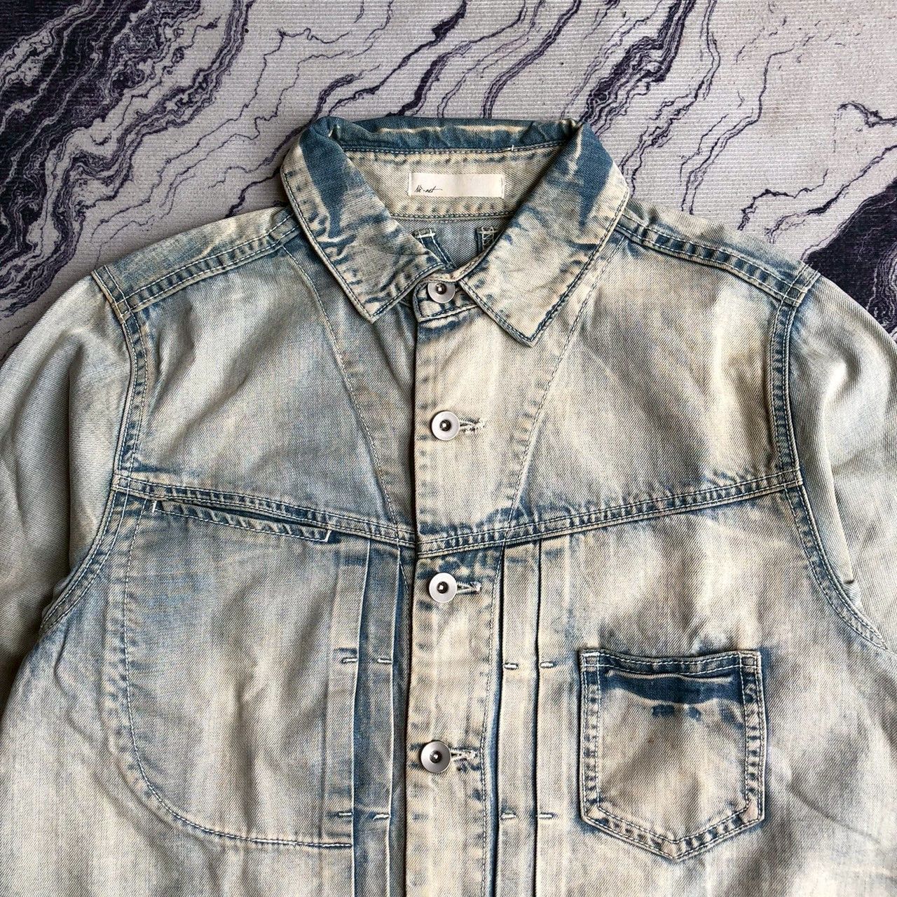 Ne-Net Ne-Net Type 1 Indigo Dyed Cropped Denim Jacket Size US S / EU 44-46 / 1 - 2 Thumbnail