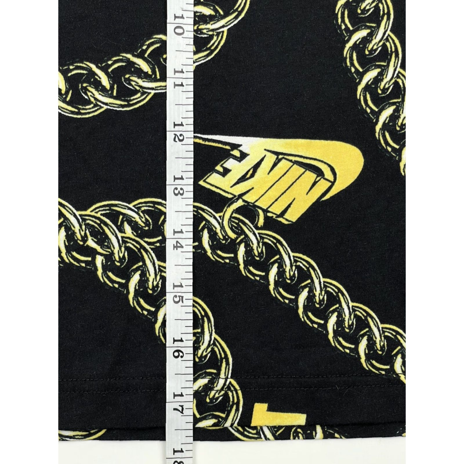 Nike Nike Shirt Women M Cropped Crew Neck Short Sleeve Gold Logo Athletic Tee Crop Top Gym Workout Size M / US 6-8 / IT 42-44 - 7 Thumbnail