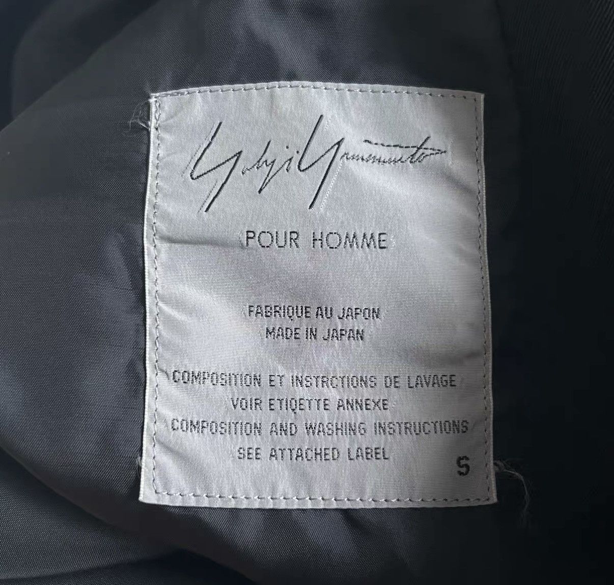 Yohji Yamamoto Yohji Yamamoto 93ss Slogan Stamp Blazer K4 Size US S / EU 44-46 / 1 - 6 Thumbnail