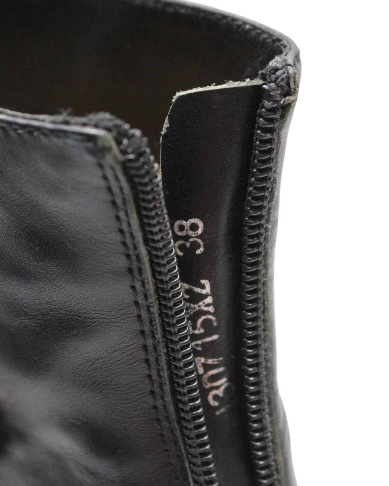 Japanese Brand 2000S NANA STORE BLACK LEATHER ANKLE BOOTS WITH BUCKLE STRAP Size US 8 / IT 38 - 9 Thumbnail