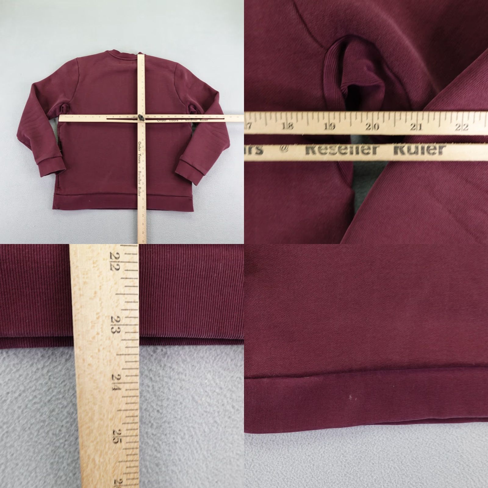 Vintage Hill City Sweatshirt Red Burgundy Mens Small Pullover Crewneck Sweater Casual Size US S / EU 44-46 / 1 - 8 Thumbnail
