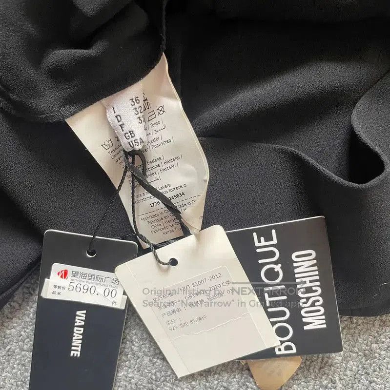 Moschino Moschino Black Polyester Women's Sweatshirt . Size S / US 4 / IT 40 - 6 Thumbnail