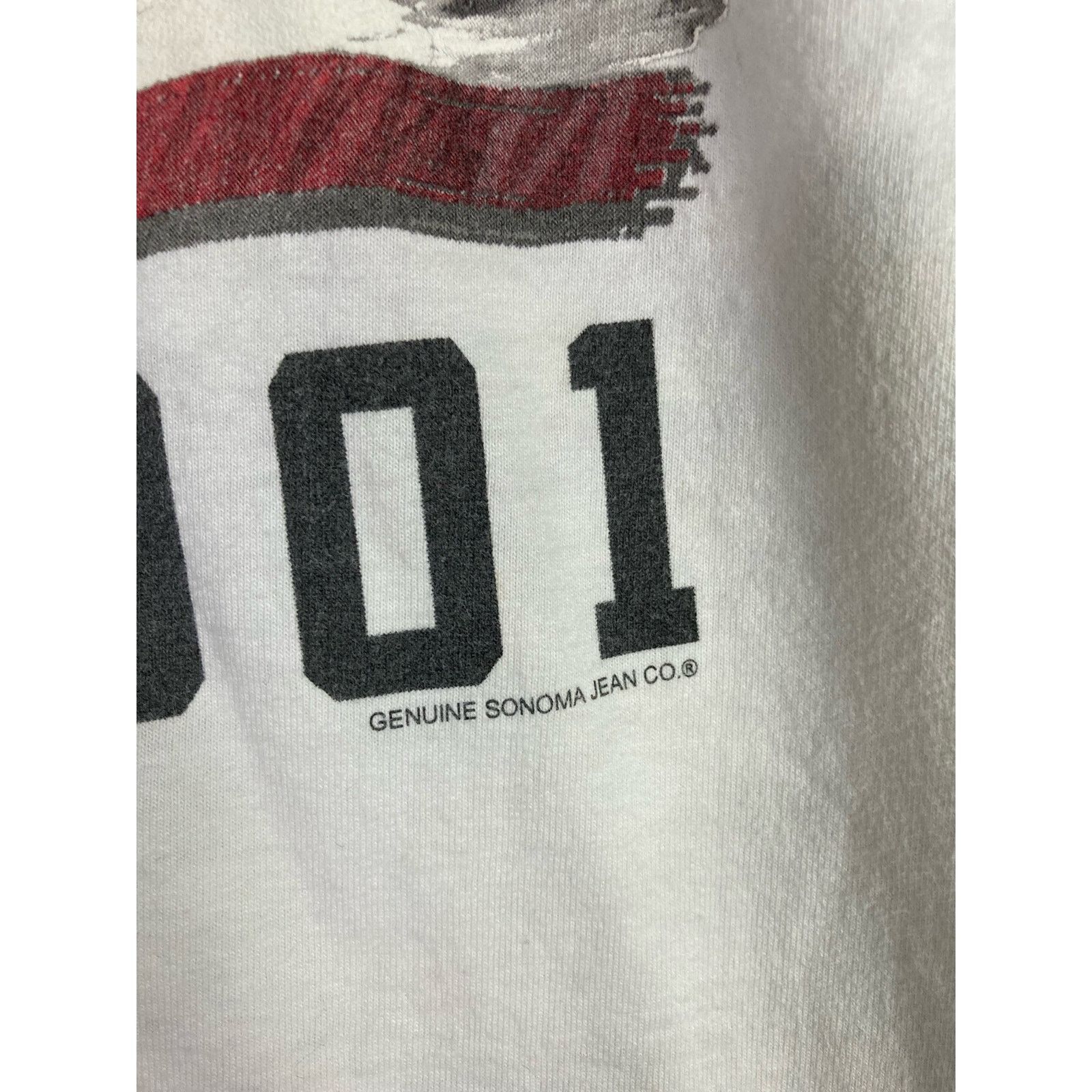 Sonoma Vintage September 11 2001 Men's XL White American Flag Tee Size US XL / EU 56 / 4 - 3 Thumbnail