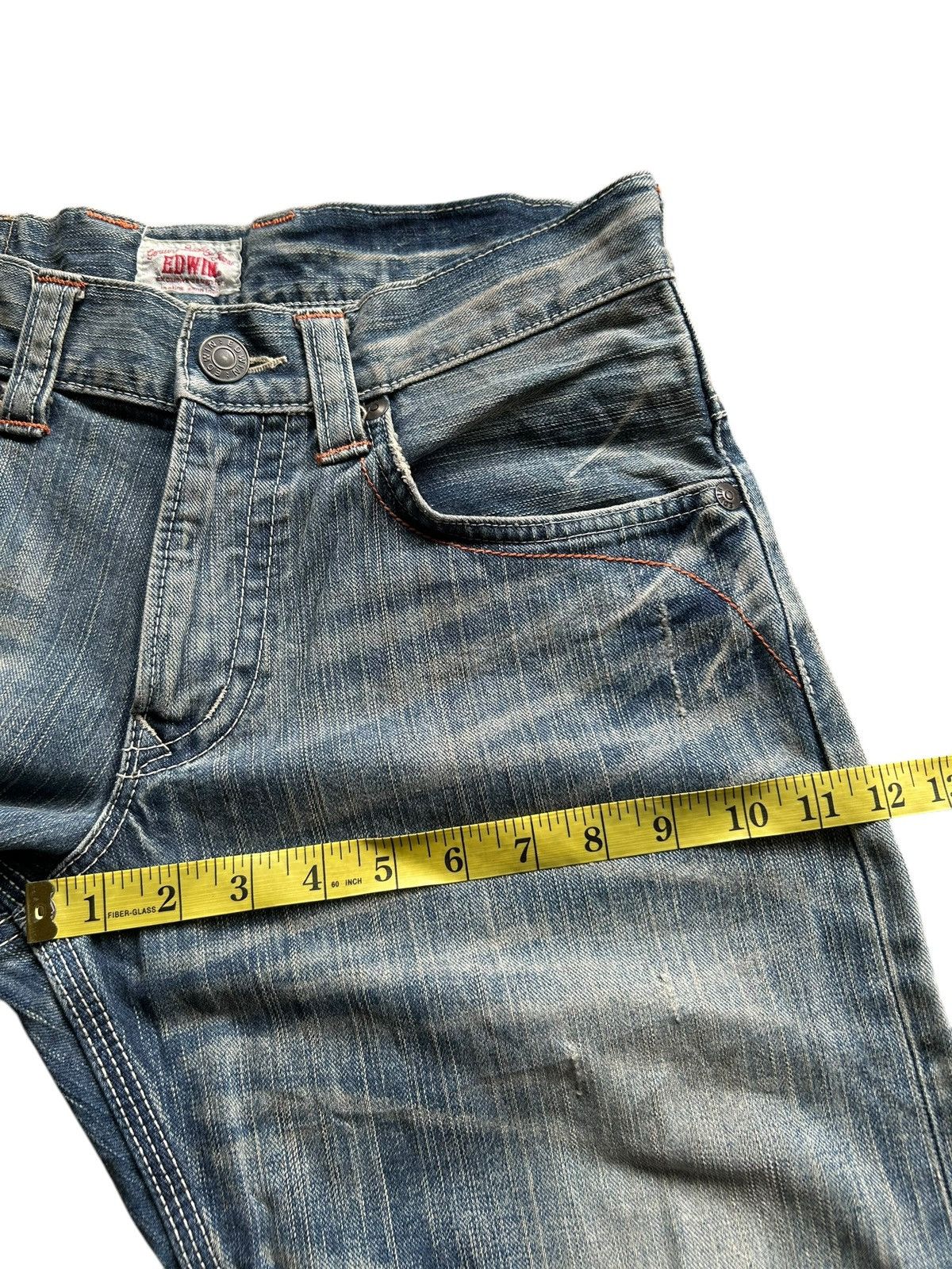 Japanese Brand × Kapital × Vintage Edwin Rusty Mudwash Distressed Japanese Denim Jeans Size US 31 - 12 Thumbnail