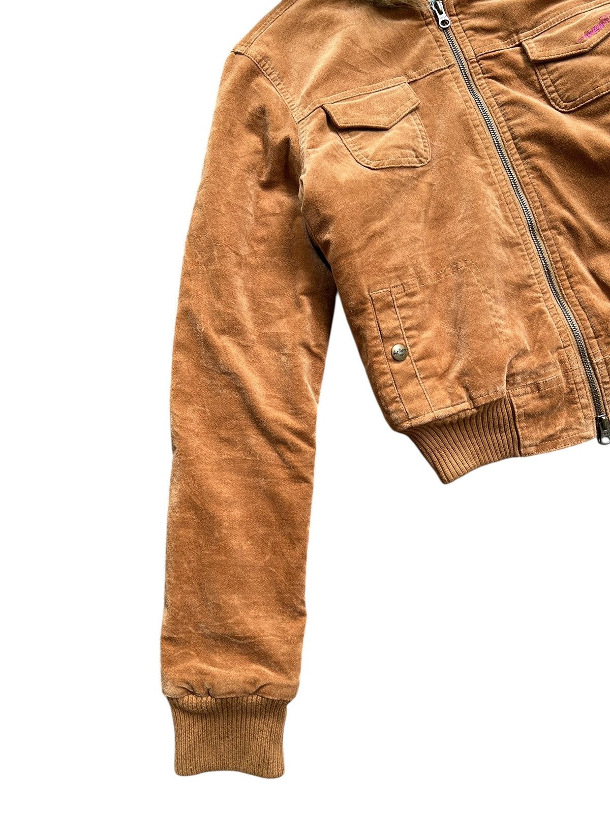 Hollister 2000s Hollister Cropped Fur Jacket Y2K Style Size M / US 6-8 / IT 42-44 - 4 Thumbnail