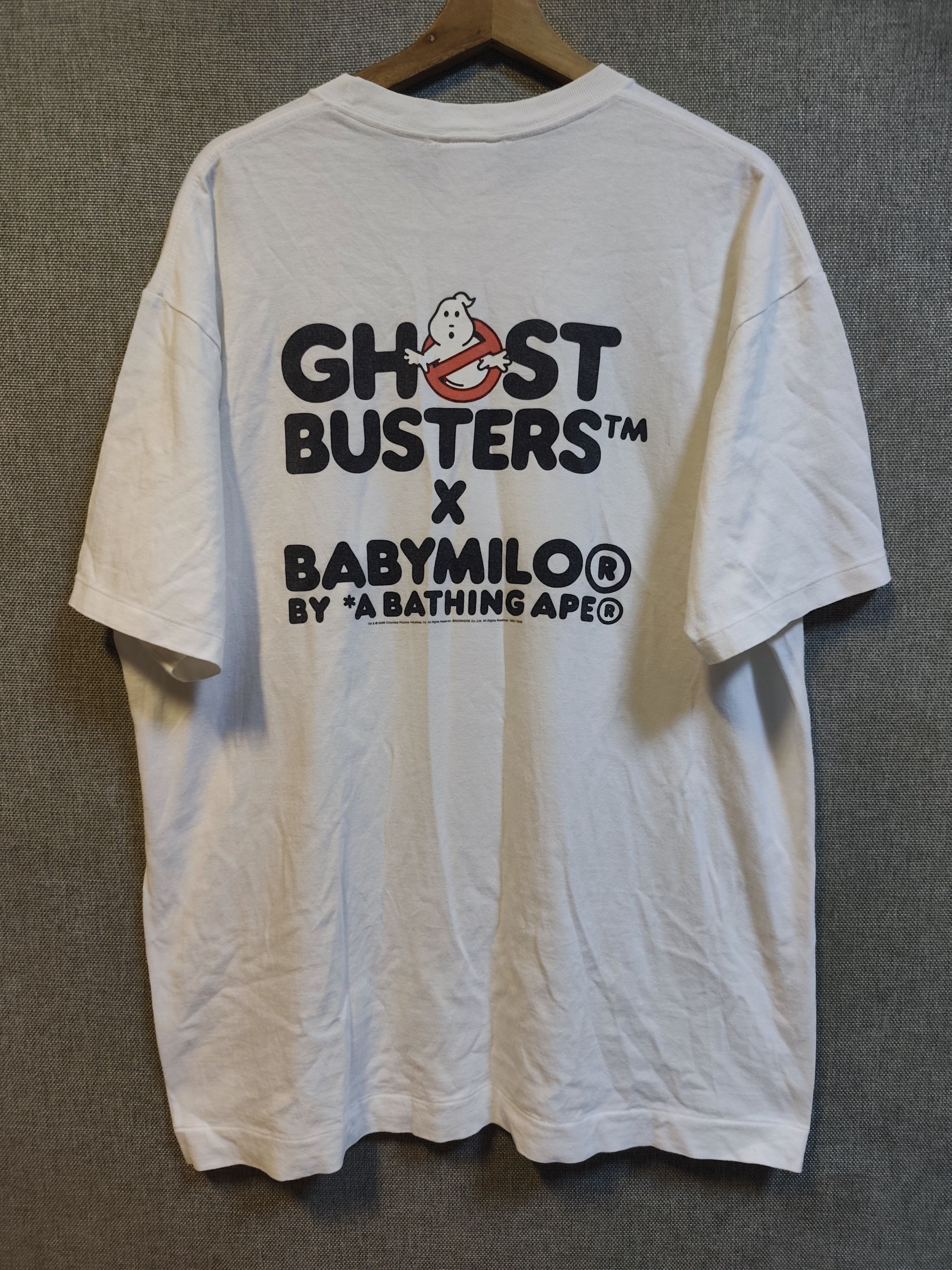 Bape Vintage 2009 BAPE x Ghostbusters Baby Milo Tee Size US XL / EU 56 / 4 - 2 Thumbnail