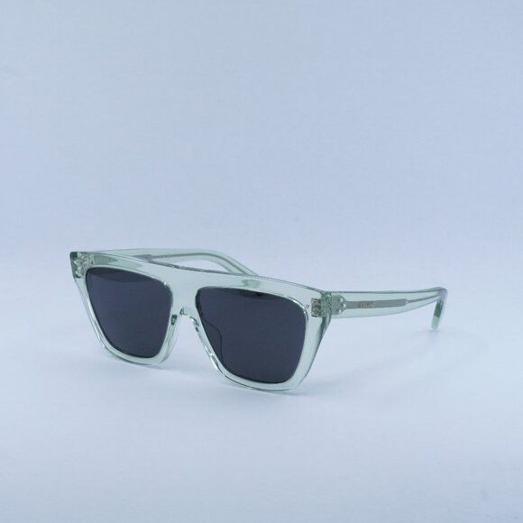 Celine New Celine CL40256I 93A Sunglasses - Light Green Transparent Size ONE SIZE - 1 Thumbnail