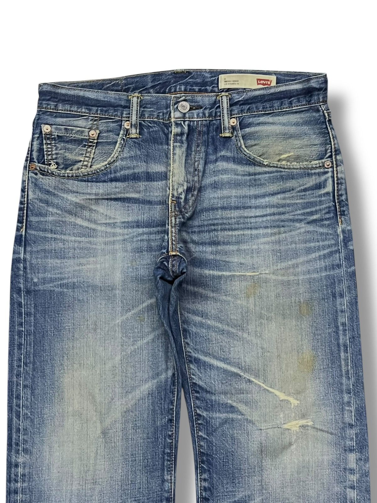 Levi's Vintage Levi’s 502 - Faded Whisker Wash, Distressed Denim Size US 32 / EU 48 - 4 Thumbnail