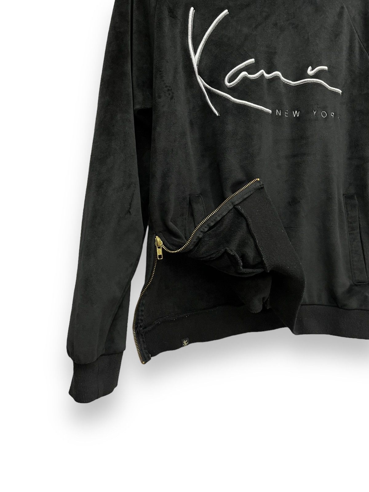 Karl Kani 90’s KARL KANI NEW YORK Luxury Poly-Velvet Signature Hoodie Size US S / EU 44-46 / 1 - 6 Thumbnail