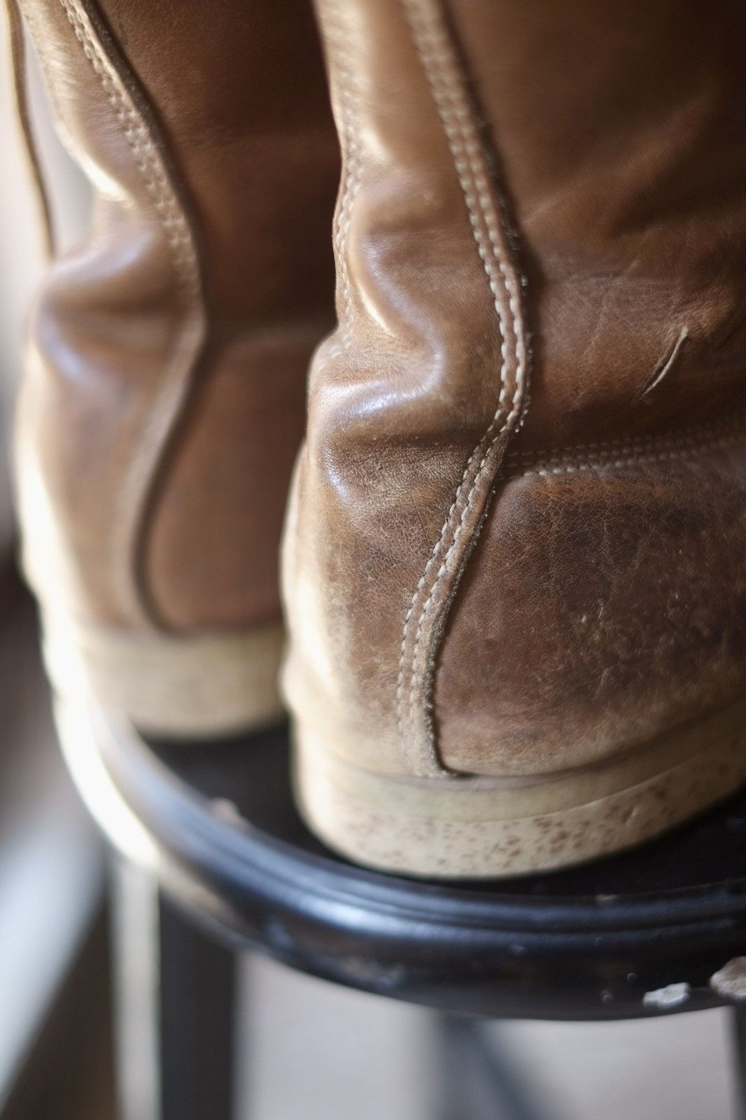 Vintage Vintage Unknown 1960s Moc Toe Boots 10D Size US 10 / EU 43 - 5 Thumbnail