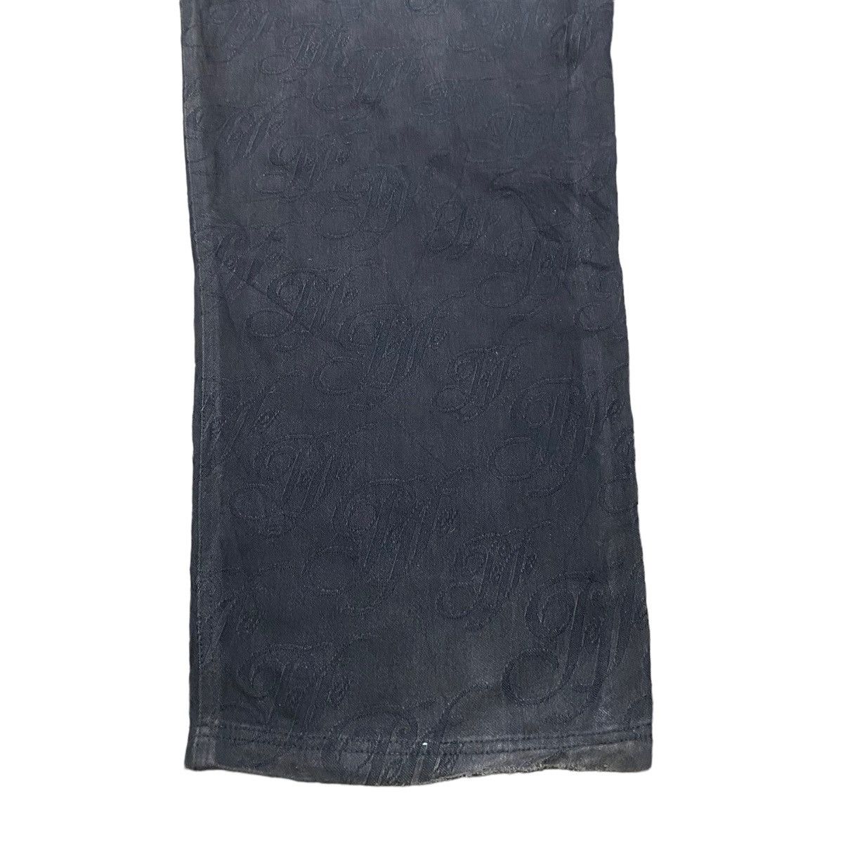 Marc Buchanan Vintage Pelle Pelle Monogram Denim Baggy Pants Size US 44 / EU 60 - 12 Thumbnail