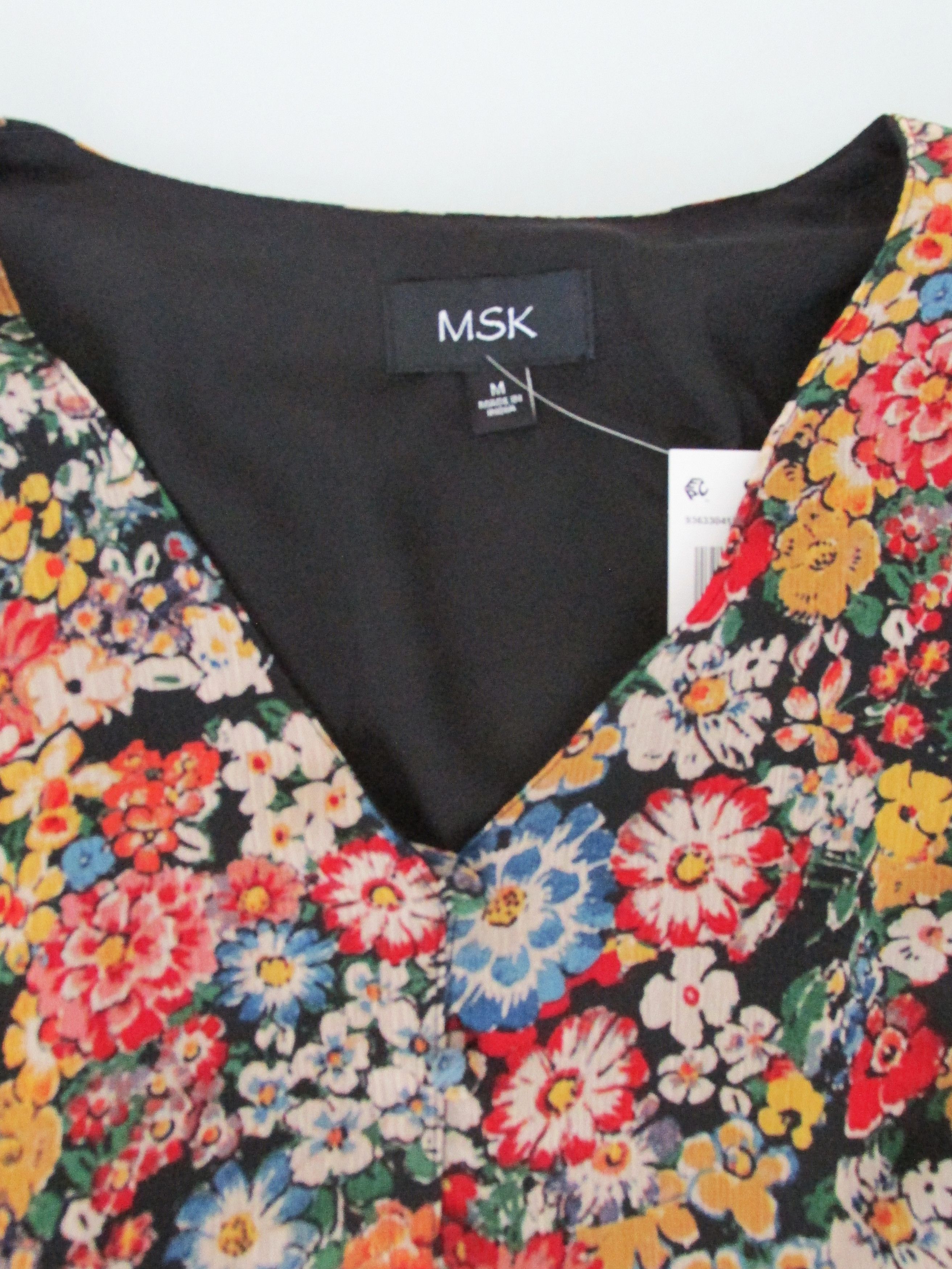 Other MSK (NWT) A-Line Chiffon Dress Size Medium Size M / US 6-8 / IT 42-44 - 3 Thumbnail