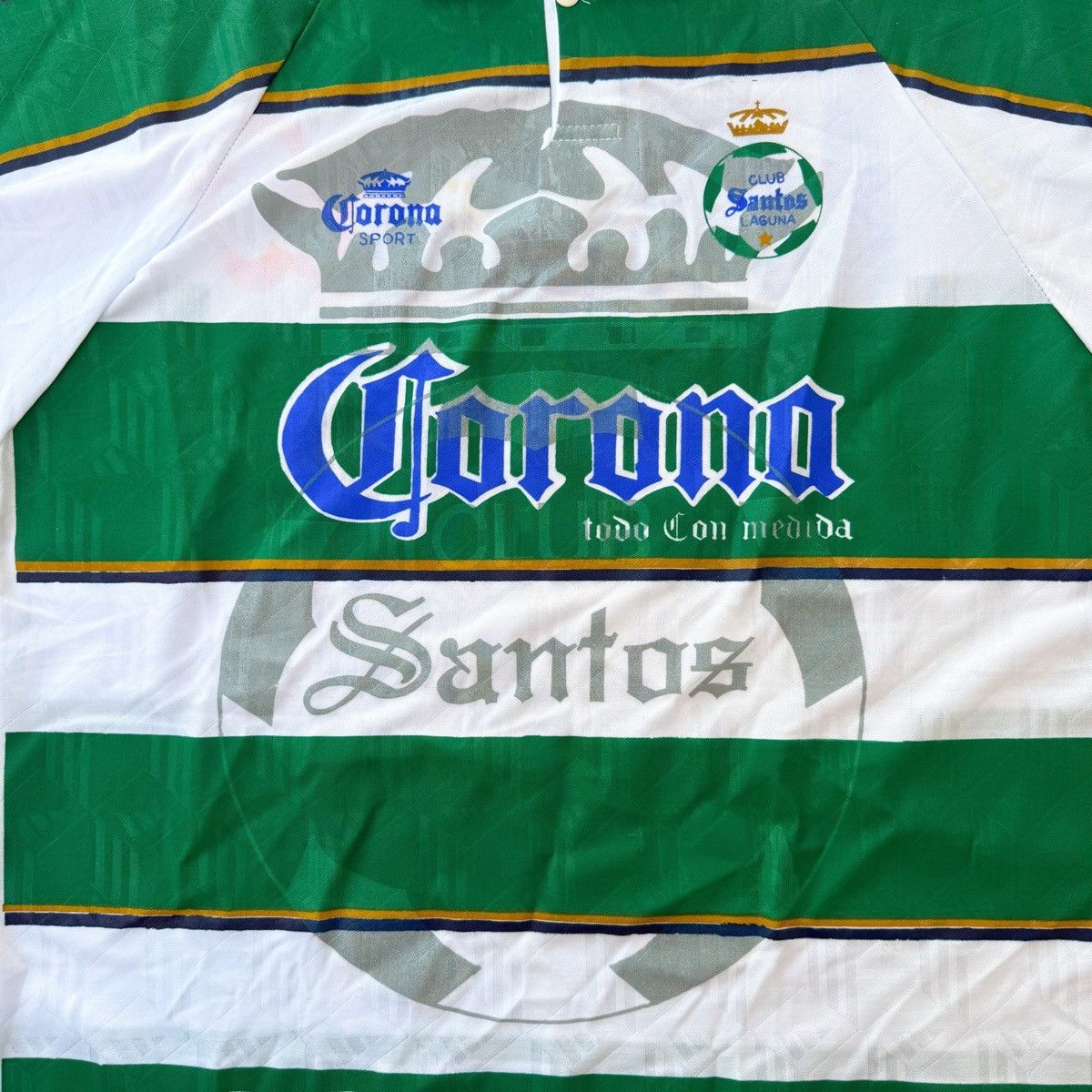 Vintage 90s Santos Laguna Mexican Bootleg Soccer Futbol Jersey XL. Size US XL / EU 56 / 4 - 3 Thumbnail