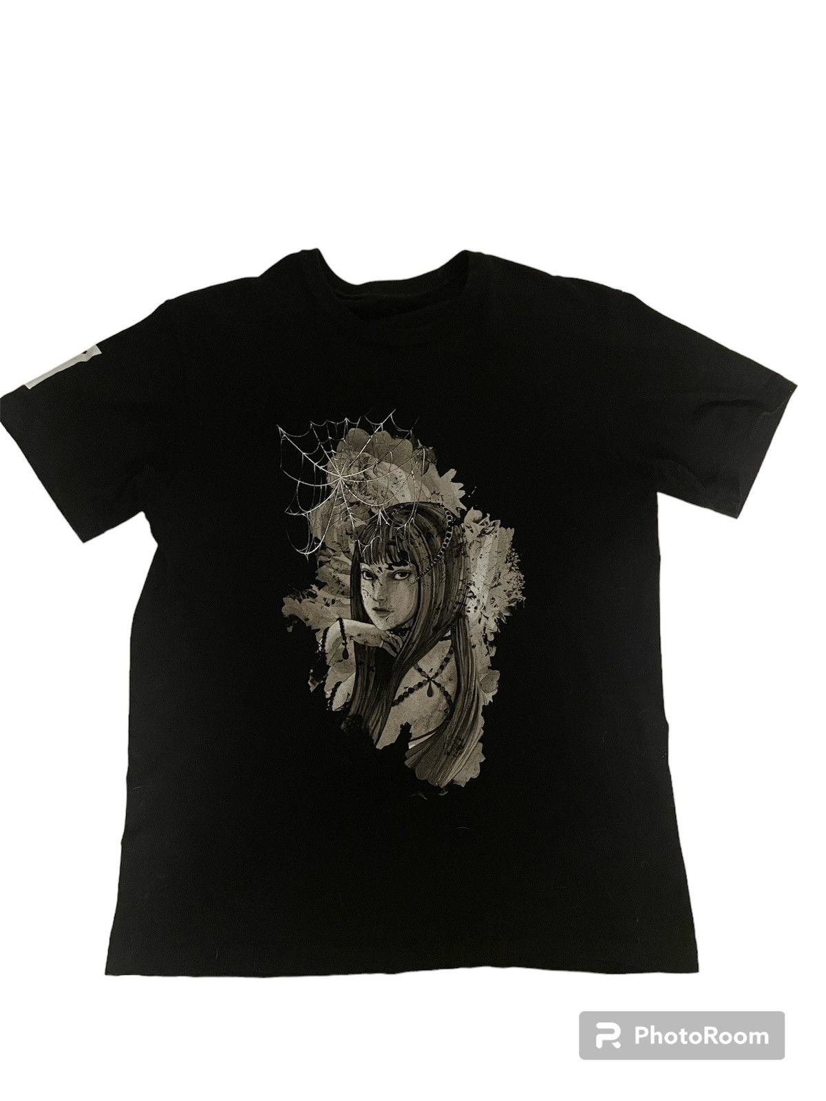image of Yohji Yamamoto S'yte X Junji Ito 2021 T-Shirt in Black, Men's (Size Medium)
