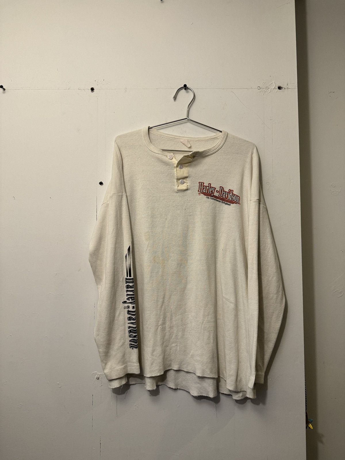 Harley Davidson Thrashed Faded Distressed Harley Shirt ERD Grunge WCC Chrome Size US XXL / EU 58 / 5 - 1 Thumbnail