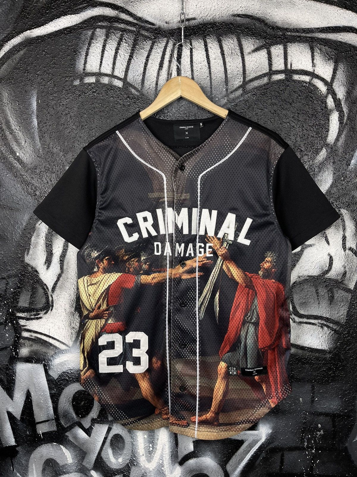 Criminal Damage Criminal Damage London Button Down Jersey Shirt Men’s Size US S / EU 44-46 / 1 - 2 Thumbnail
