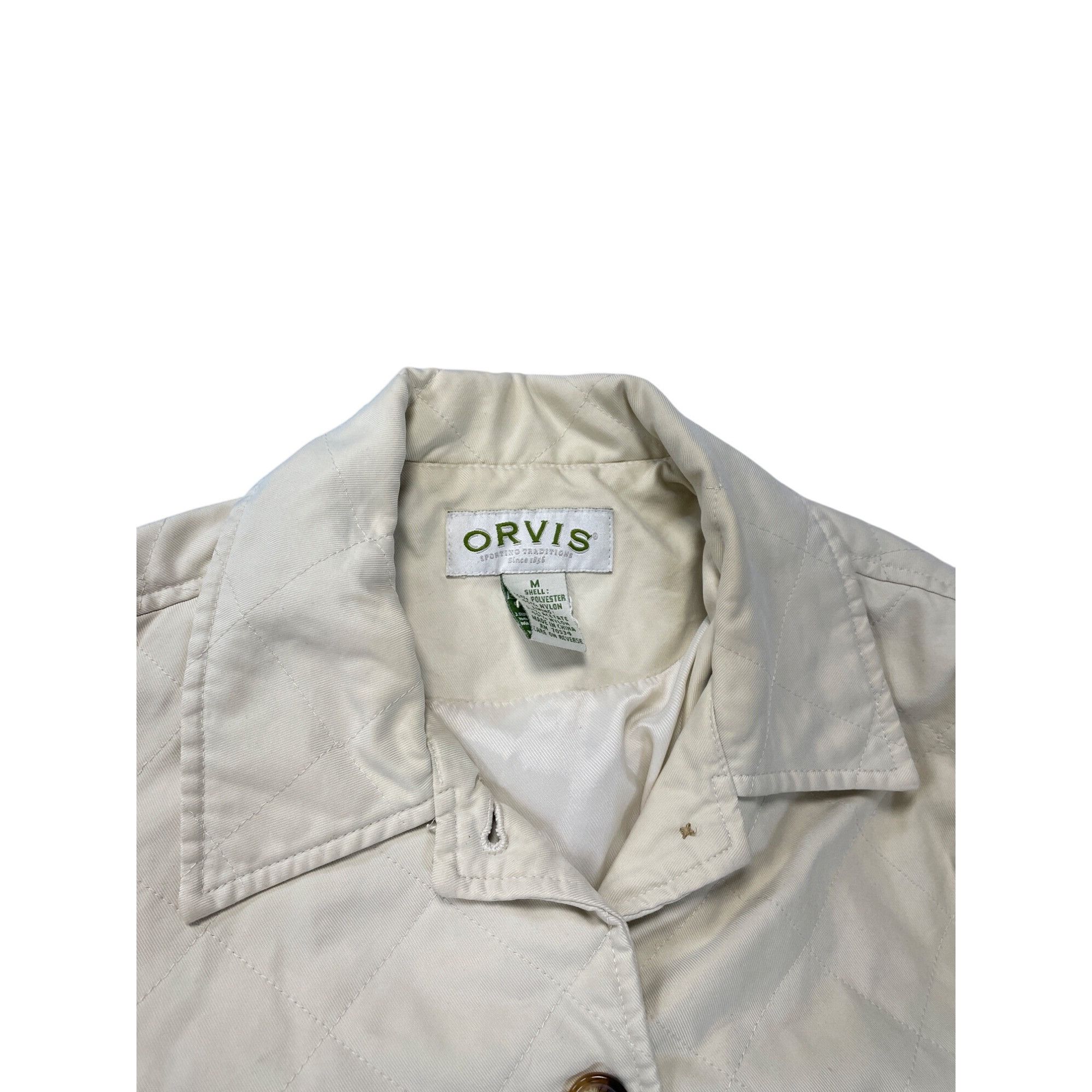 Orvis Orvis Womans Beige Quilted Lightweight Jacket size M SKU 926 Size M / US 6-8 / IT 42-44 - 6 Thumbnail