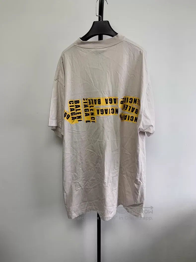 Balenciaga Balenciaga Printed round neck pullover short-sleeve T-shir Size US L / EU 52-54 / 3 - 2 Thumbnail