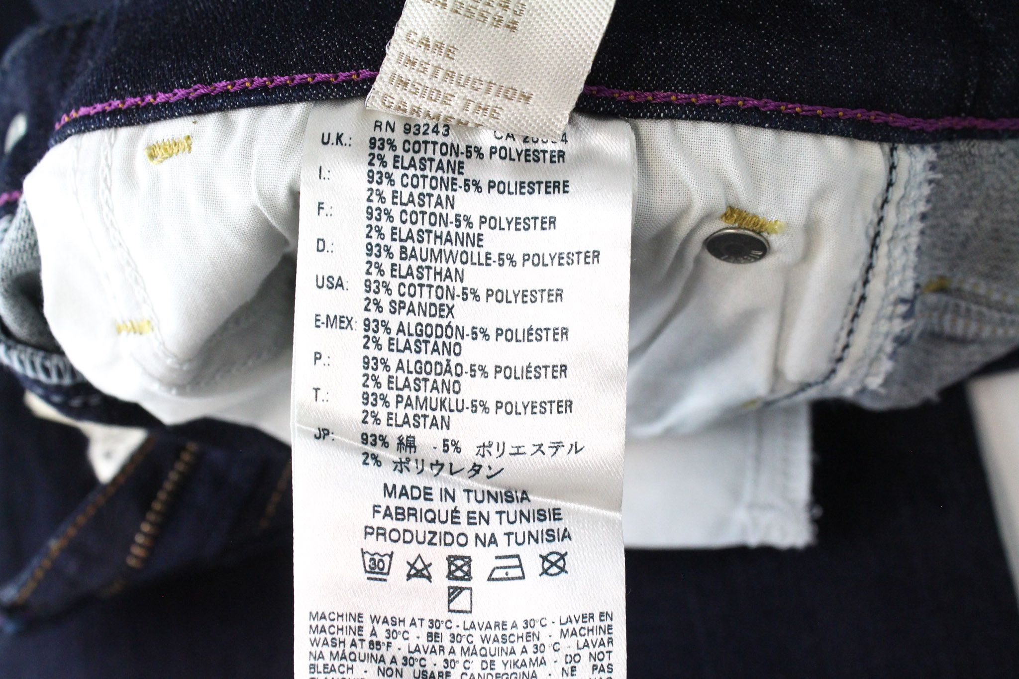 Diesel SKINZEE 0813C W25/L32 Blue Stretch Skinny Jeans 69989 Size 25" / US 0 / IT 36 - 9 Thumbnail