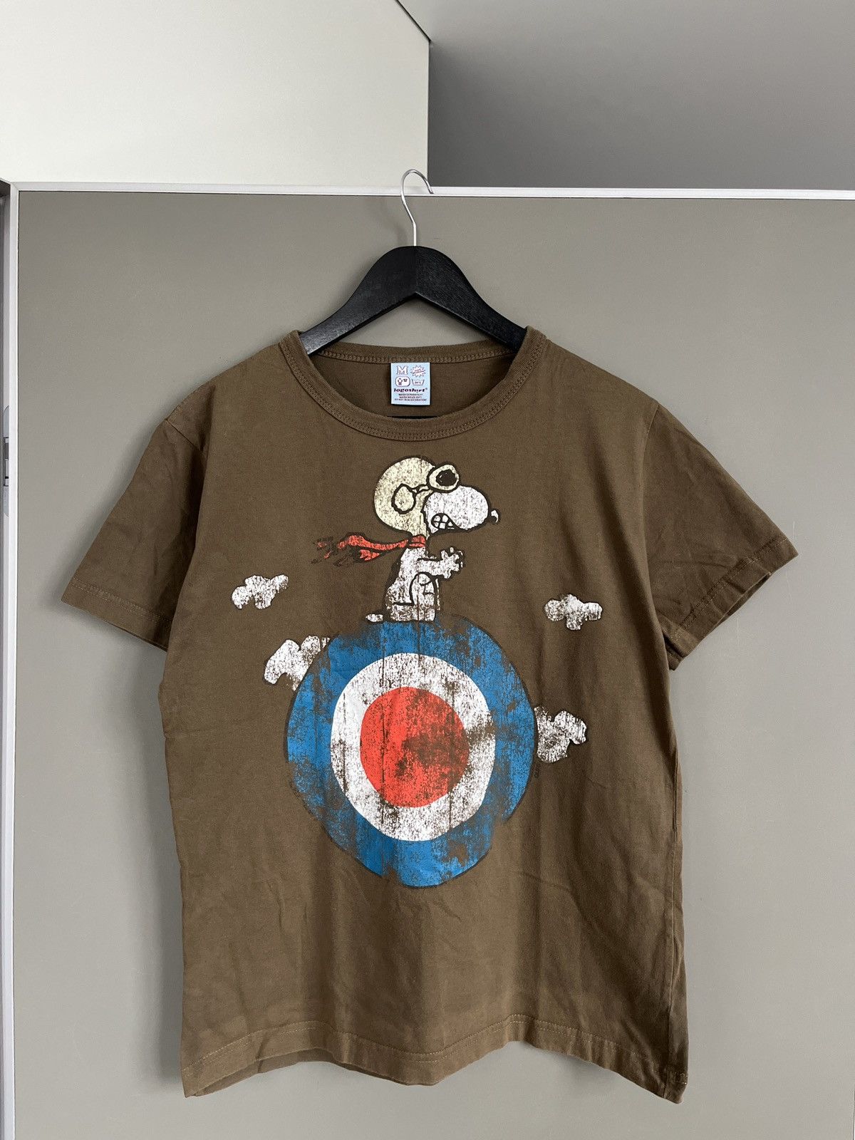 Peanuts Snoopy Flying Ace Olive Target T-shirt Size US M / EU 48-50 / 2 - 1 Thumbnail