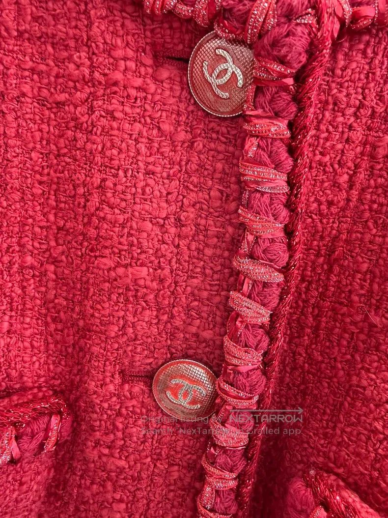 Chanel Chanel Spring and Summer Series Red Vest Dress Jacket Size XS / US 0-2 / IT 36-38 - 3 Thumbnail