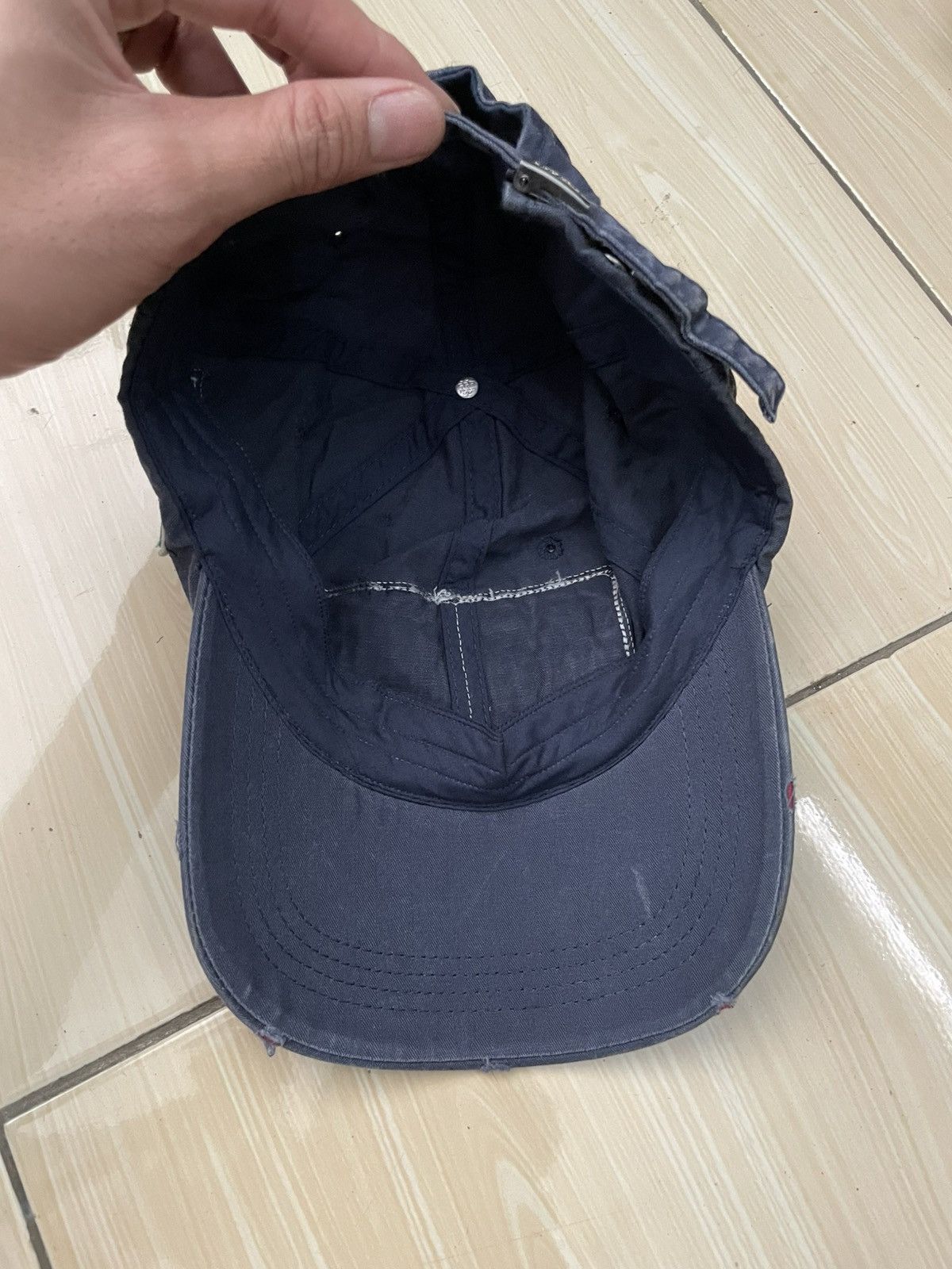 Japanese Brand Vintage THE ORIGINAL ADVANTAGE AVEGED Distressed style cap Size ONE SIZE - 4 Thumbnail