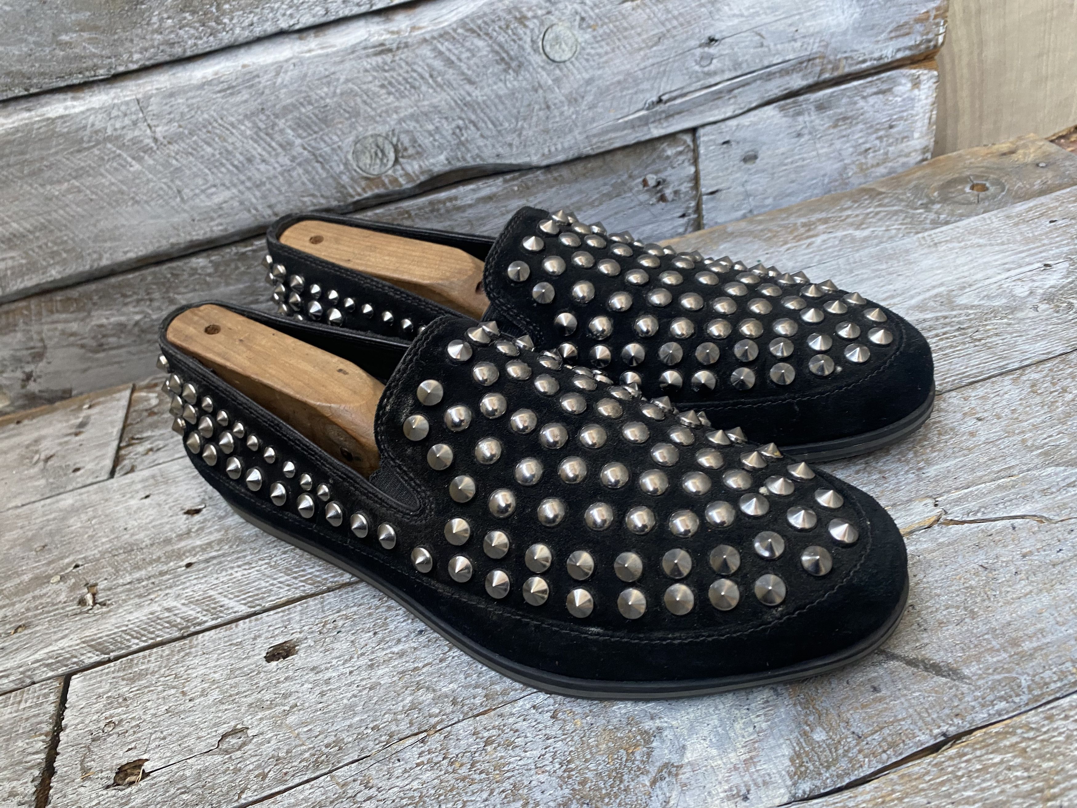 Prada Prada studded,spiked slip on leather shoes Size US 8 / EU 41 - 9 Thumbnail