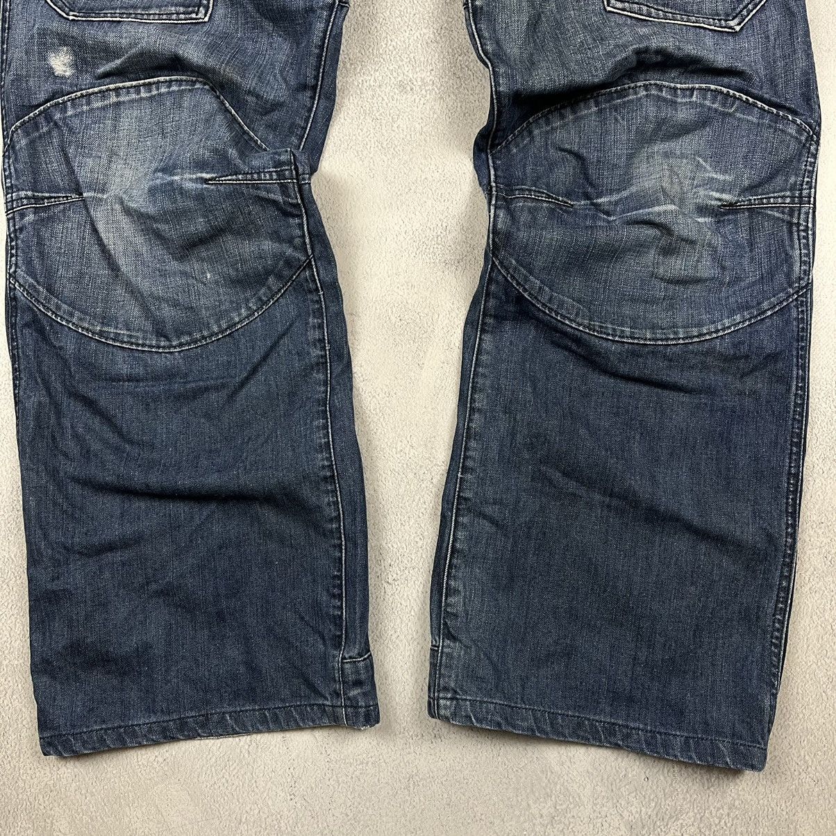 G-Star Dirty G Star Raw Distressed faded MULTI POCKET BAGGY PANTS Size US 33 - 6 Thumbnail