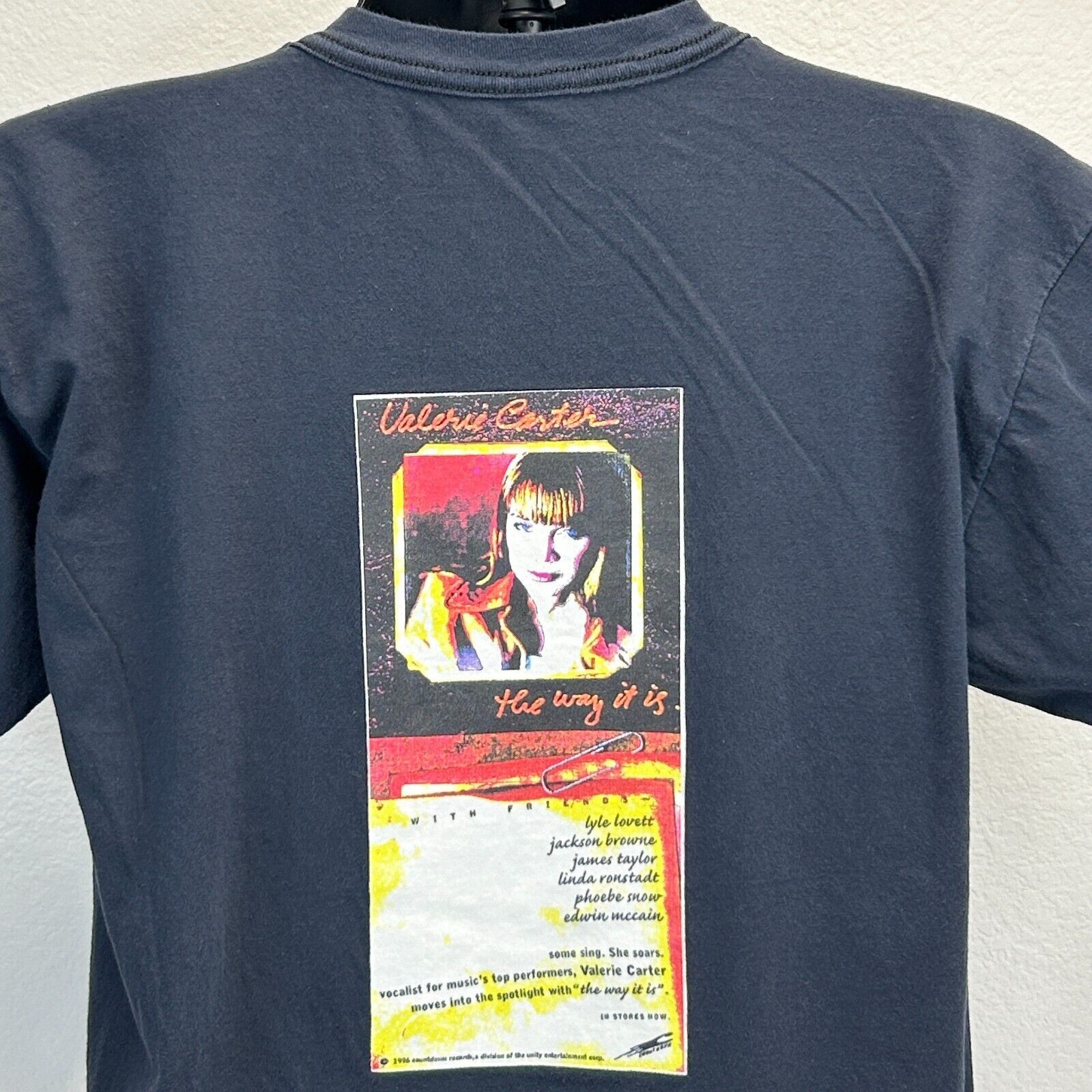 Vintage Vintage 90s Valerie Carter The Way It Is T Shirt Folk Medium Size US M / EU 48-50 / 2 - 5 Thumbnail