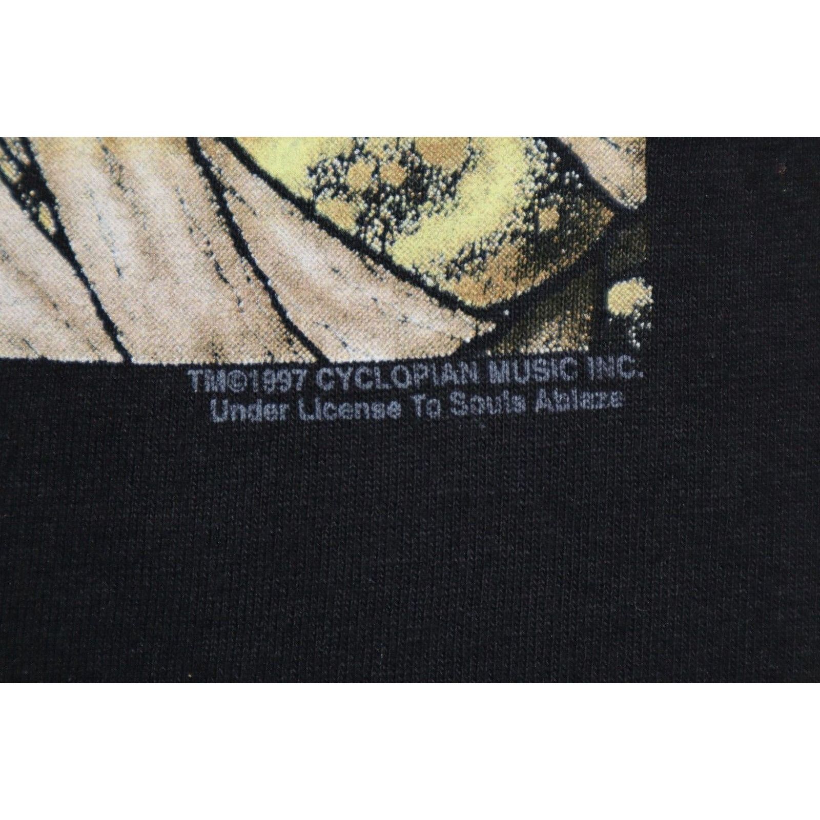 Hanes Vintage 90s Misfits Pushead T Shirt Here Comes Dead Vampire Size US XL / EU 56 / 4 - 8 Thumbnail
