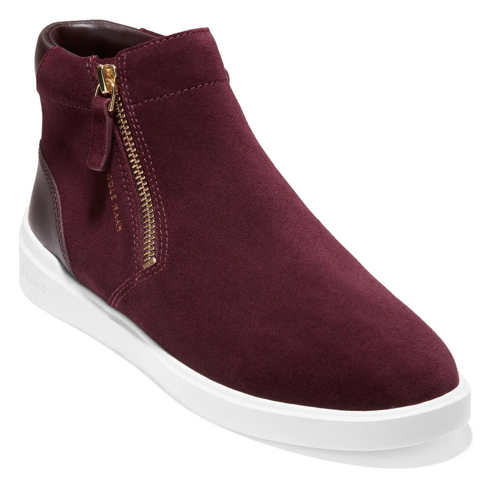 Cole Haan Cole Haan Women Maroon Suede Casual Ankle Sneakers Size 6.5M Size US 6.5 / IT 36.5 - 7 Thumbnail