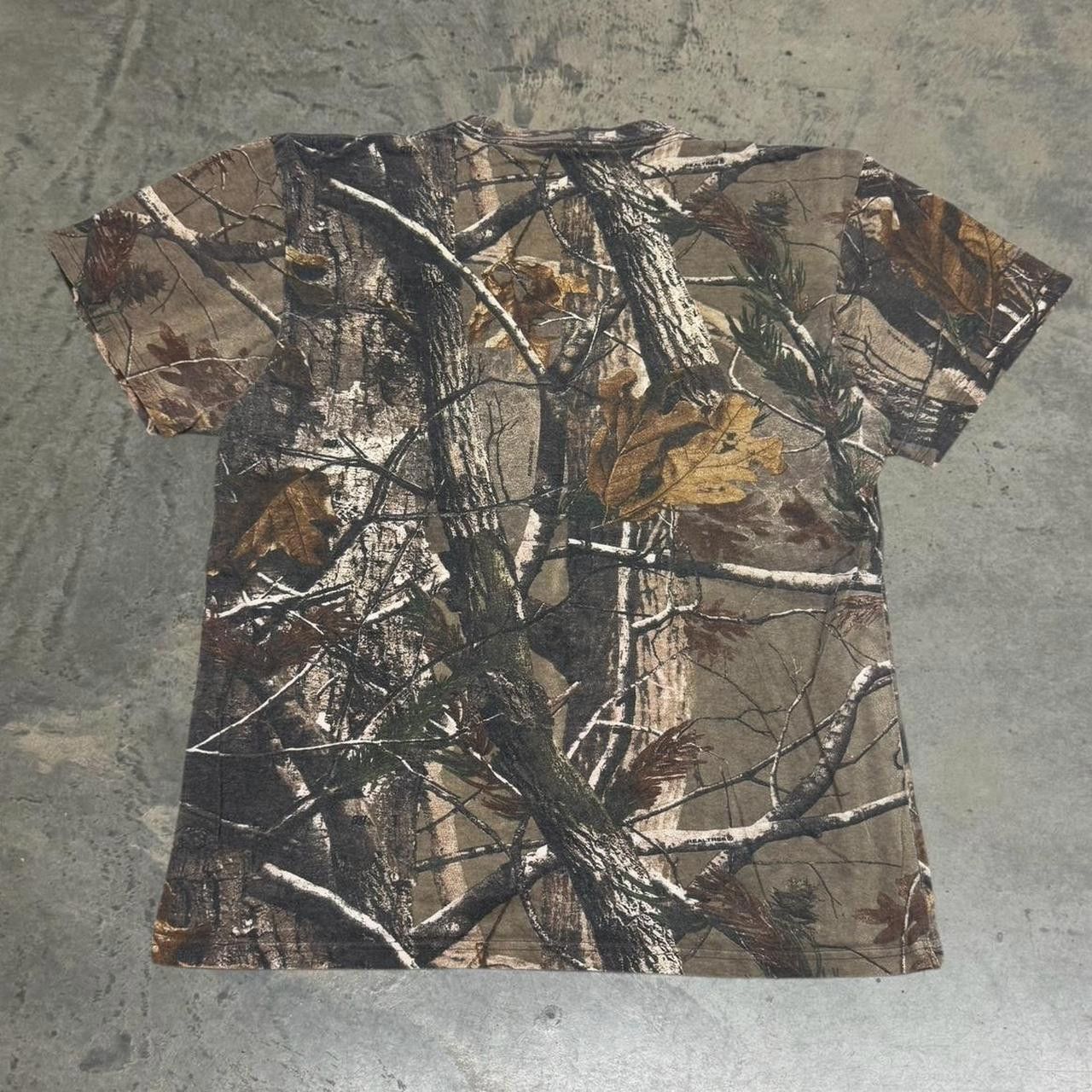 Russell Athletic × Vintage Vintage Y2K Russell Outdoors Realtree Camo T-Shirt Size US L / EU 52-54 / 3 - 4 Thumbnail
