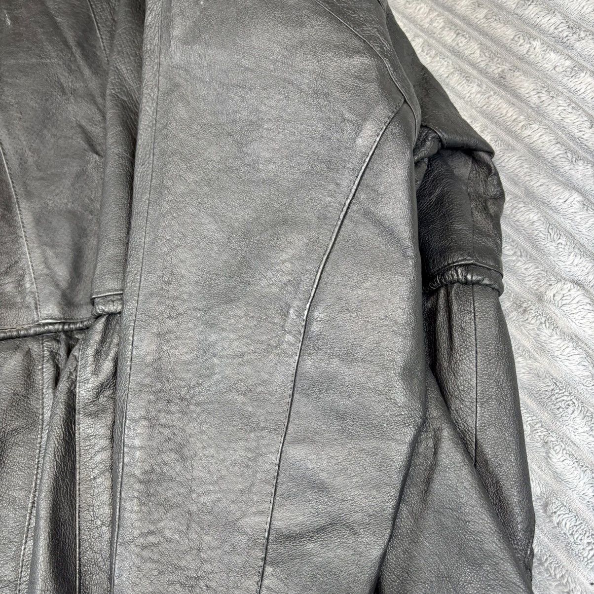 Other CIDPAO Men’s Genuine Leather Jacket L Coat black Zip Snap Size US L / EU 52-54 / 3 - 16 Thumbnail