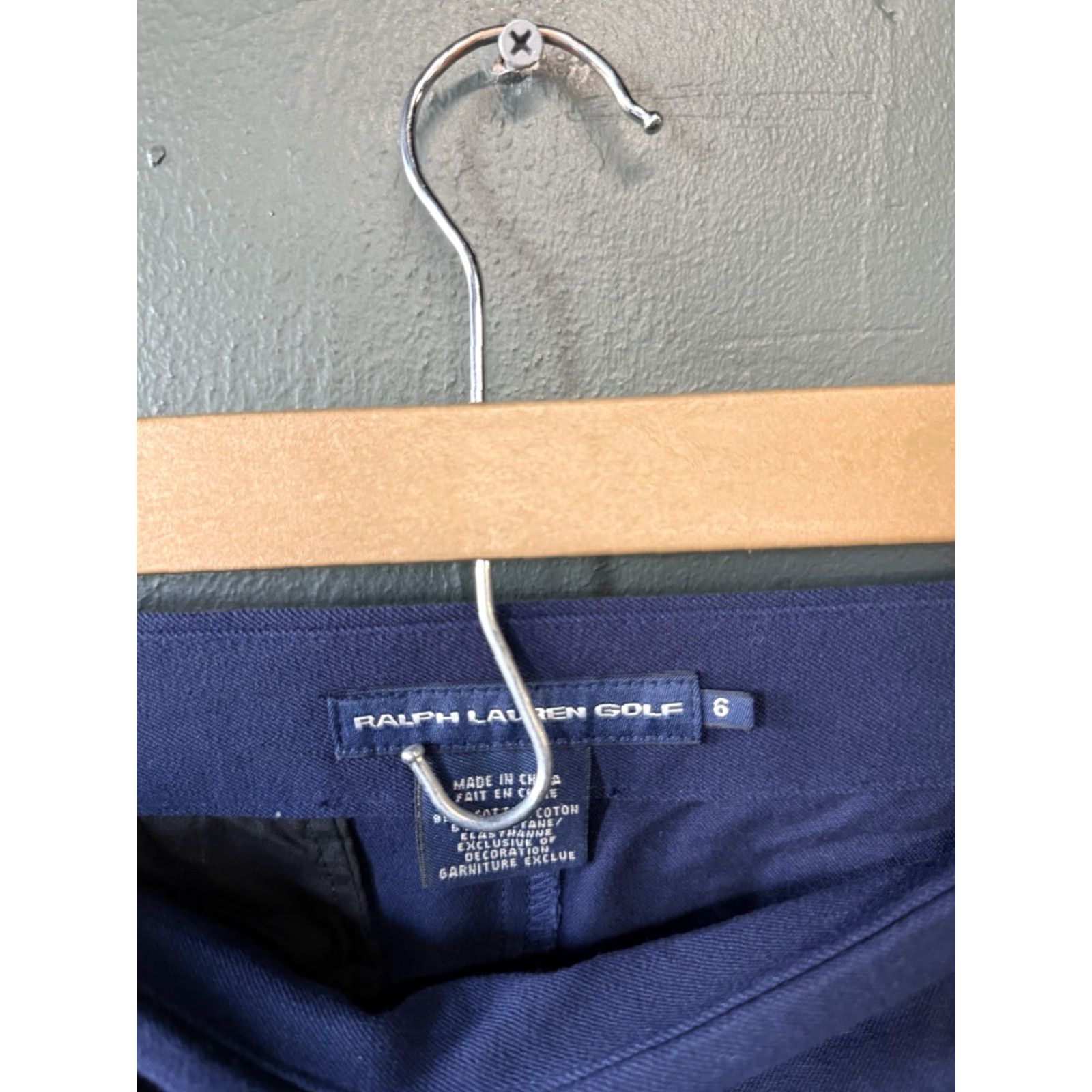Ralph Lauren Polo Ralph Lauren Womens Blue Golf Cropped Pull On Pants Size 6 Size 28" / US 6 / IT 42 - 3 Thumbnail