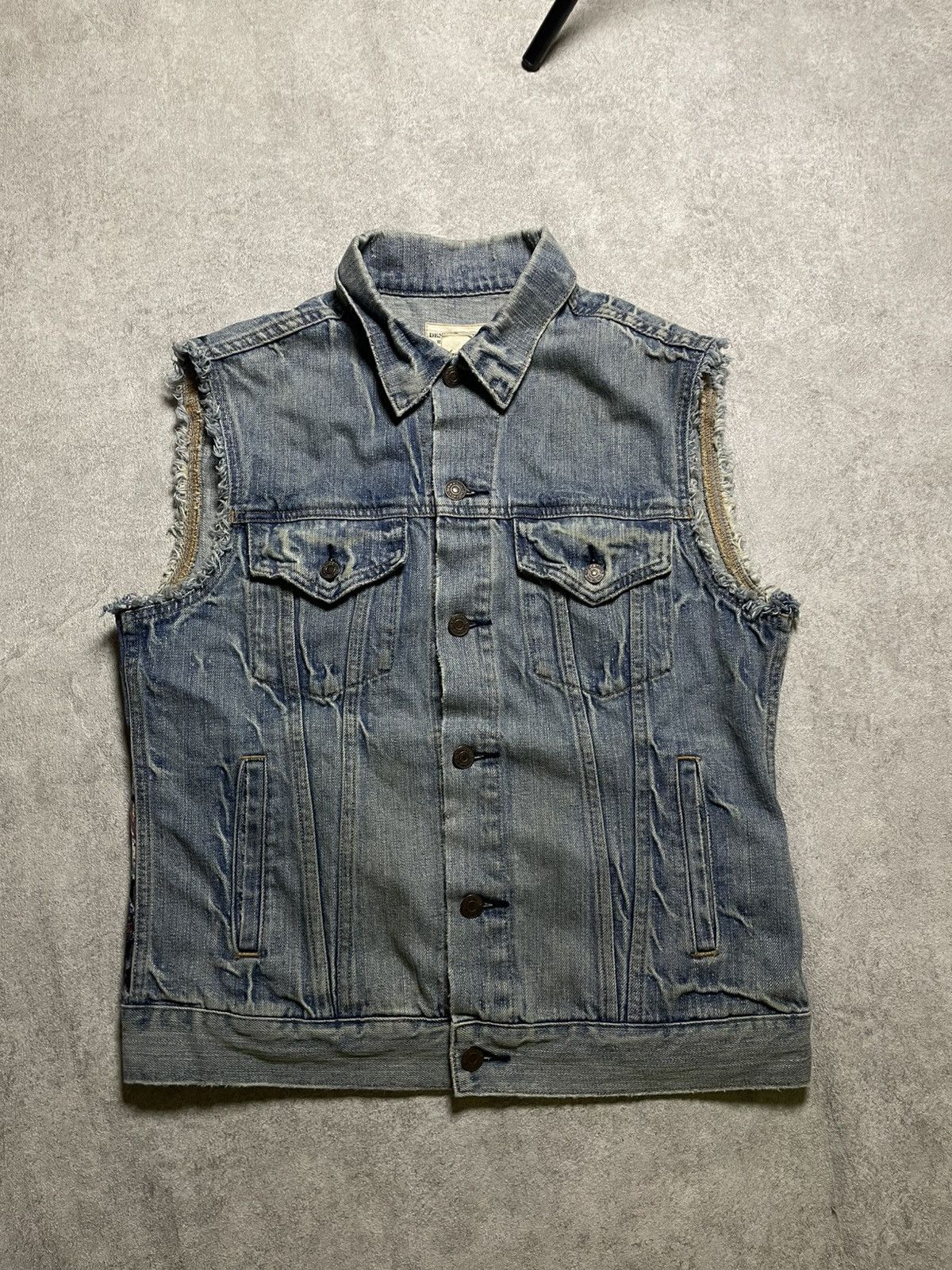RRL Ralph Lauren Ralph Lauren Denim & Supply Vest Jacket Jeans Indian Chief Size US M / EU 48-50 / 2 - 6 Thumbnail