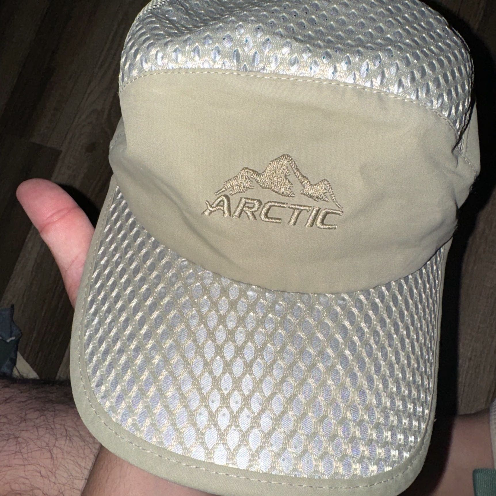 Vintage VINTAGE Arctic Cat 5 Panel Hat Men One Size Tan Gold Adjustable Hiking Hat Size ONE SIZE - 7 Thumbnail