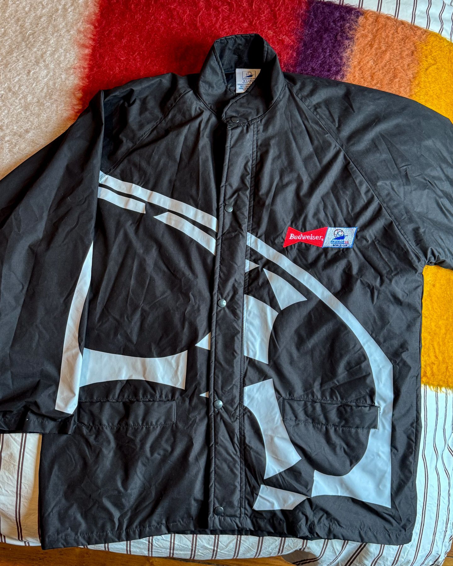 Budweiser Budweiser France 98 World Cup Jacket Size US XL / EU 56 / 4 - 1 Thumbnail