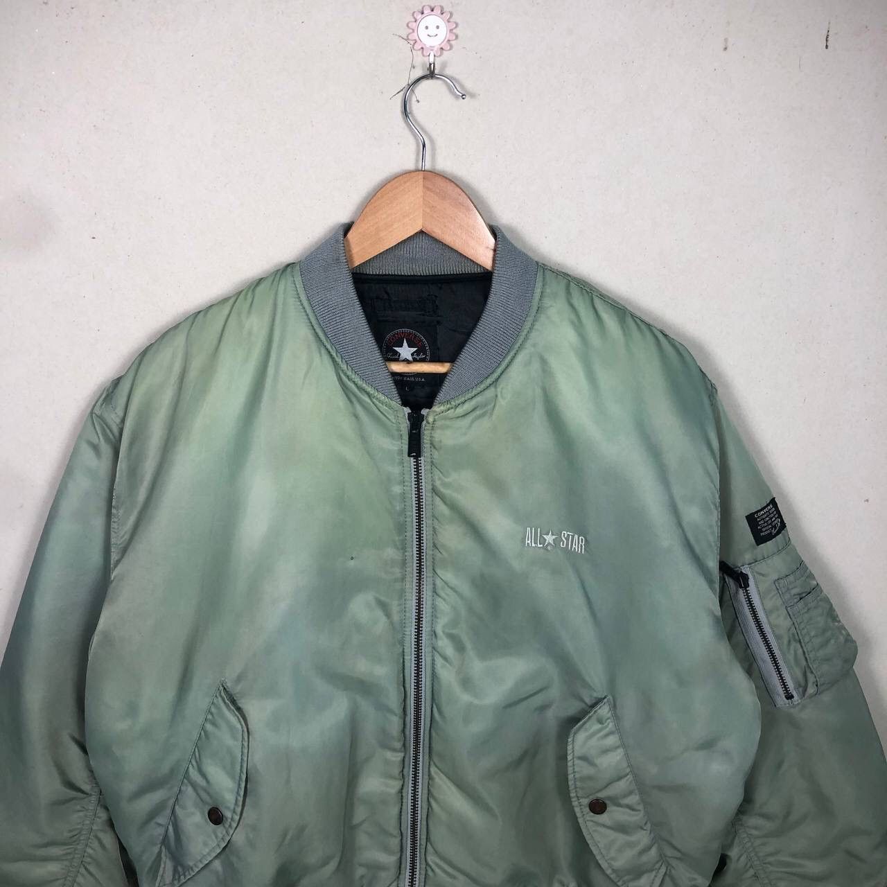 Converse Vintage Y2K Converse Bomber Jacket Size US L / EU 52-54 / 3 - 3 Thumbnail