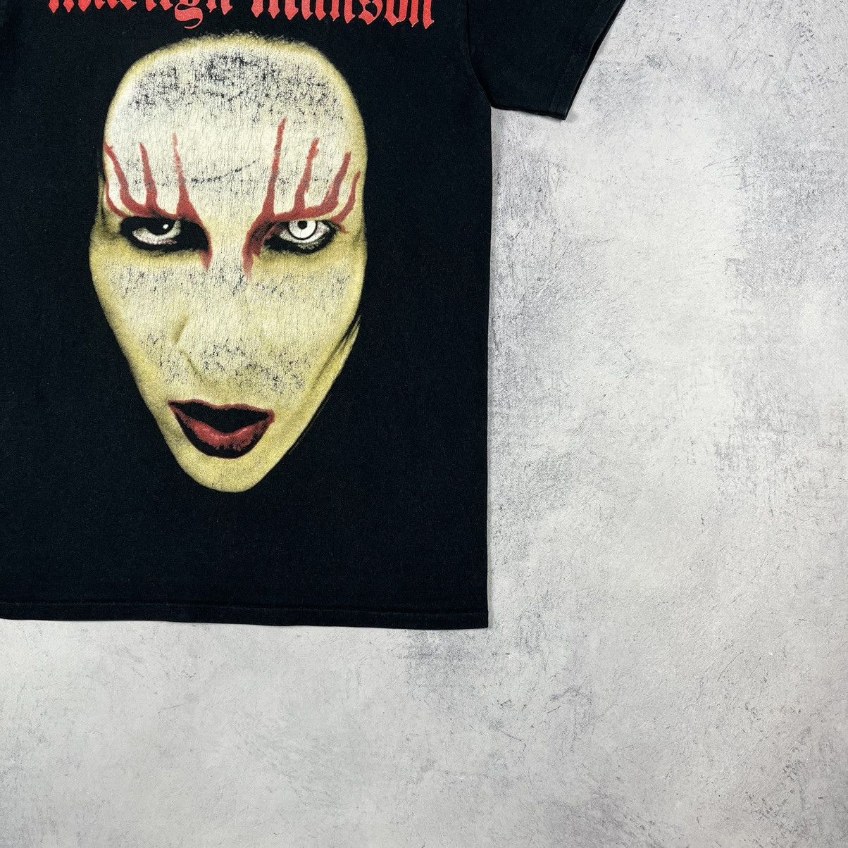 Band Tees Vintage Marilyn Manson face Rock Band T Shirt 90’s Size US S / EU 44-46 / 1 - 4 Thumbnail